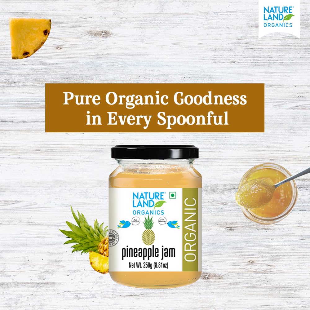 ORGANIC PINEAPPLE JAM 250 GM