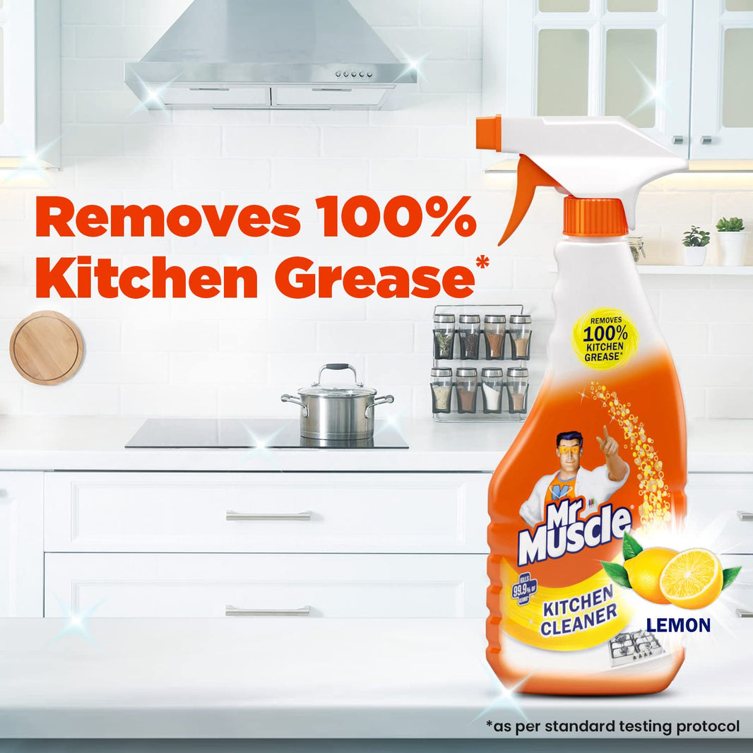 MR MUSCLE KITCHEN CLEANER LEMON 450 ML