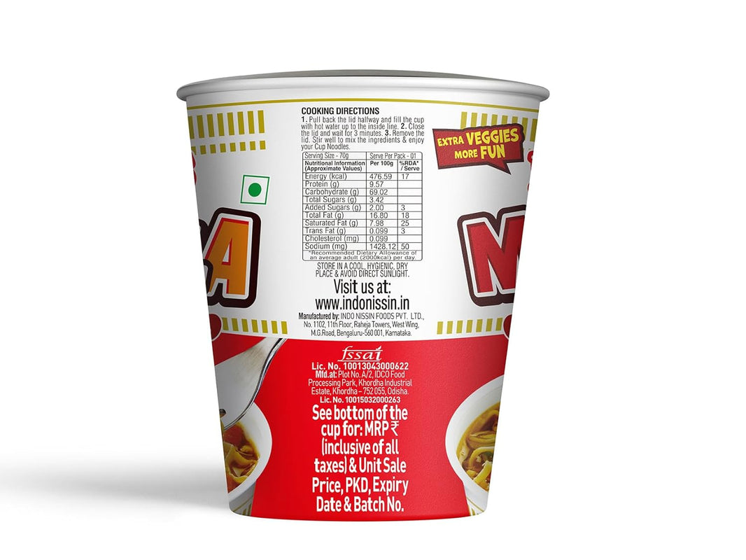 NISSIN CUP NOODLES MAZEDAR MASALA 70 GM