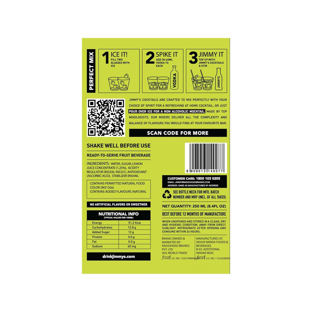 JIMMYS  MARGARITA 250ML
