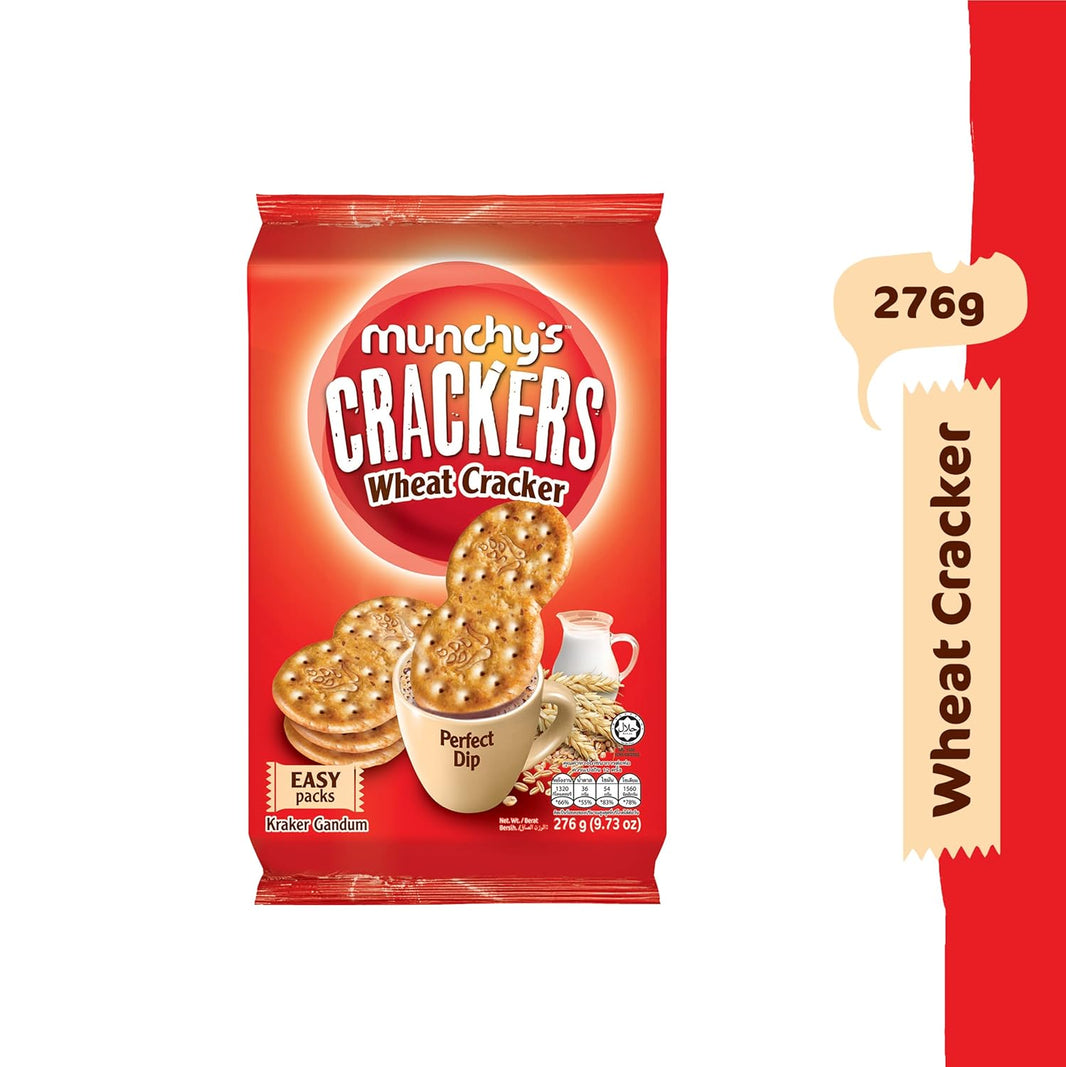 MUNCHYS WHEAT CRACKER 322G