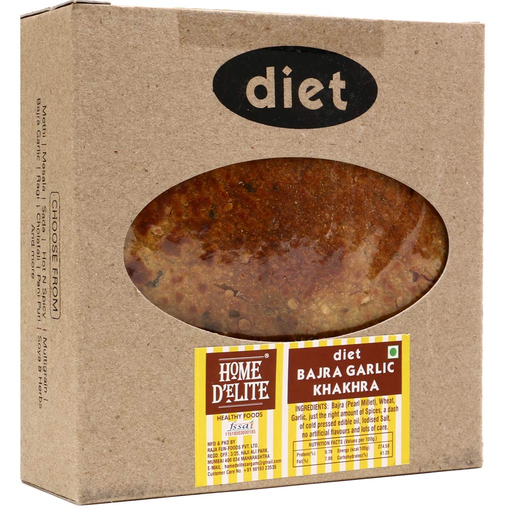 HOME DELITE BAJRA GARLIC KHAKHRA 150 GM