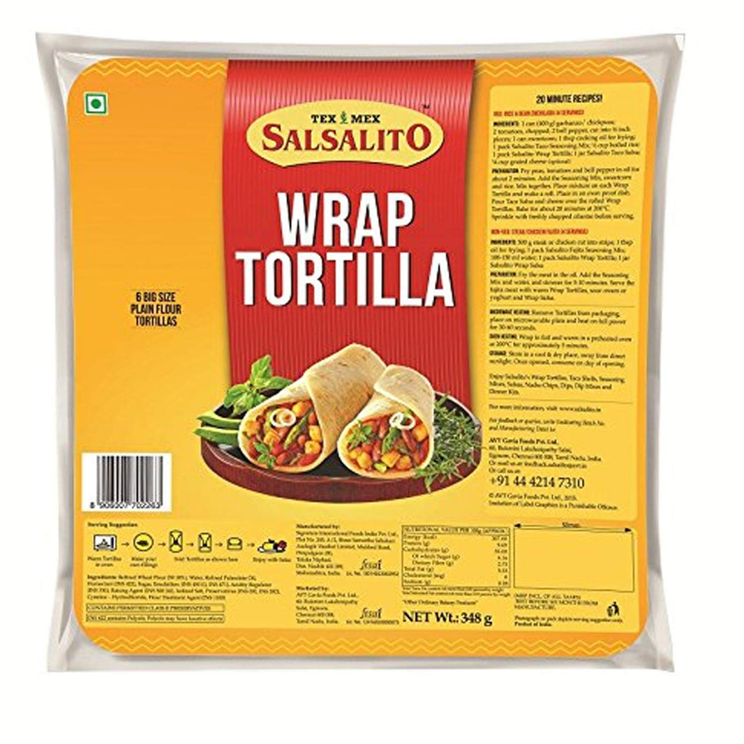 SALSALITO TOTTILLA WHOLEWHEAT WRAP 6 PCS