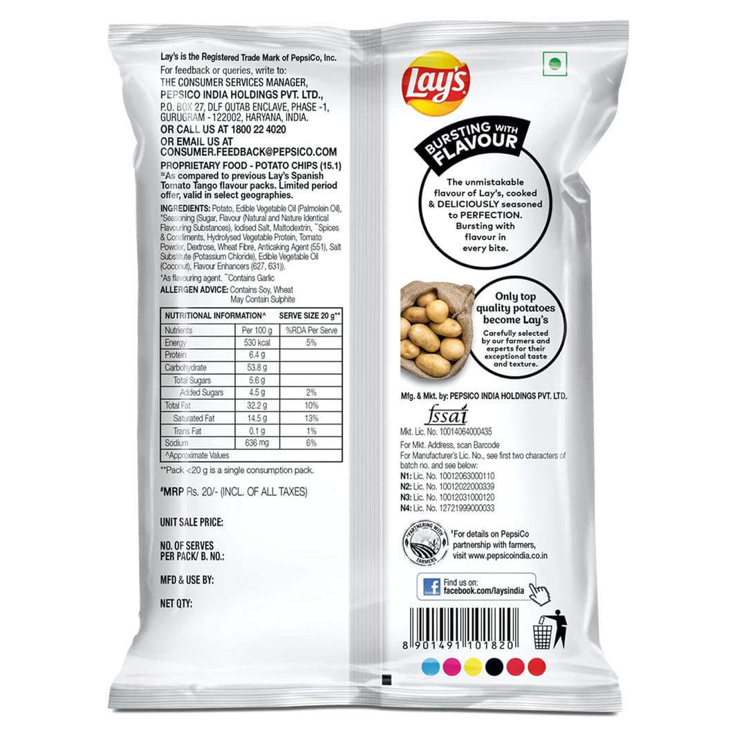 LAYS SPANISH TOMATO TANGO FLAVOUR 90 G