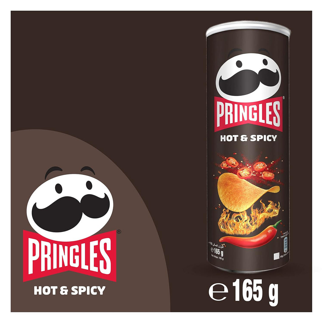 PRINGLES HOT&SPICY 165GM