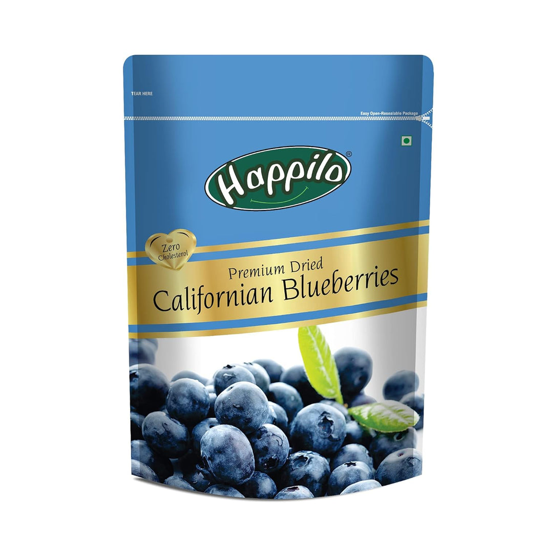 HAPPILO CALIFORNIAN BLUEBERRIES 150 GMS