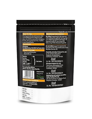 ON1Y CINNAMON CASSIA STICK 40 GM