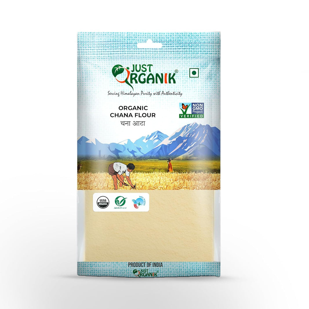 JUST ORGANIC CHANA FLOUR 500G