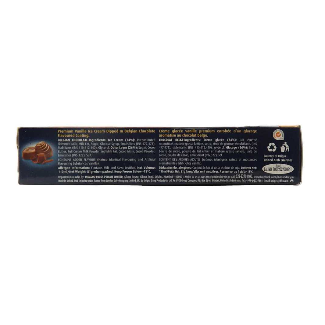LONDON DAIRY ICE CRM BELGIAN CHOCO 110ML
