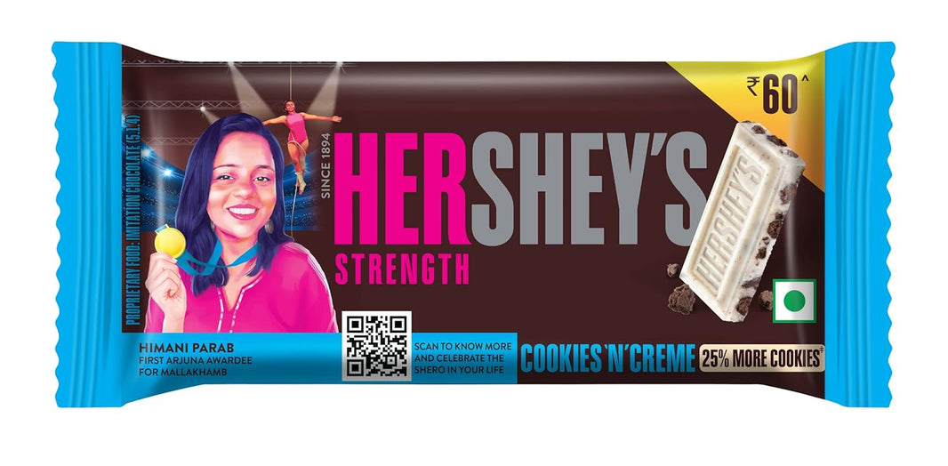 HERSHEYS COOKIE N CREAM BAR 40 GM