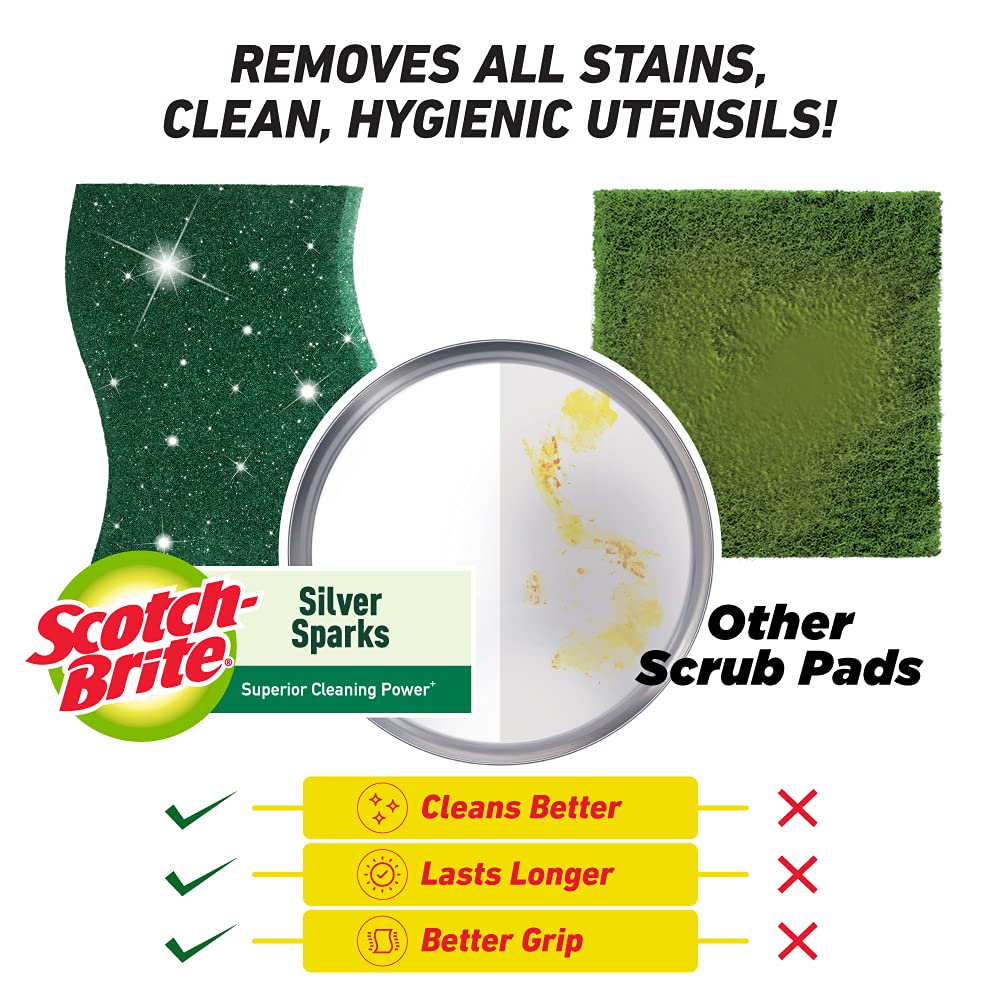 SCOTCH BRITE SILVER SPARKS 1N