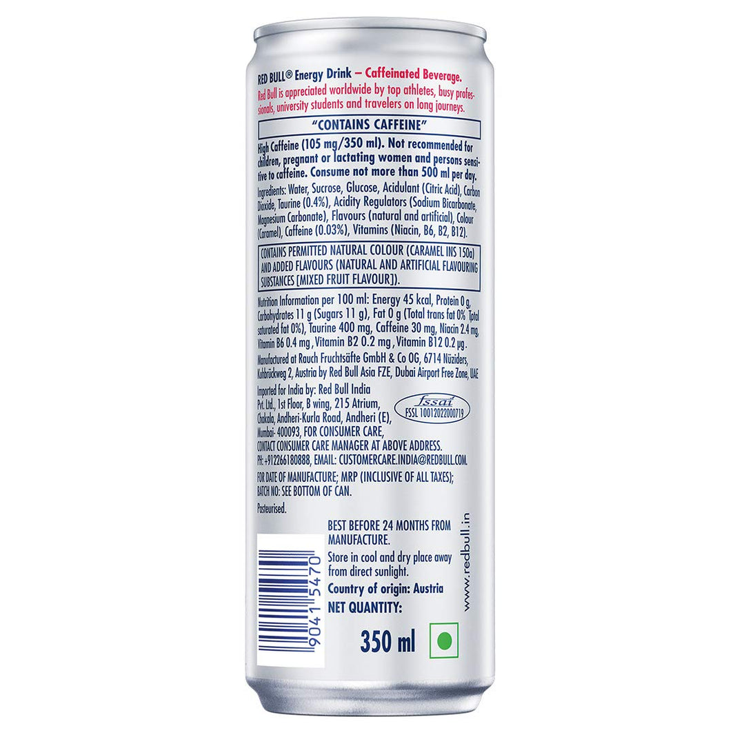 RED BULL ENERGY DRINK 350M