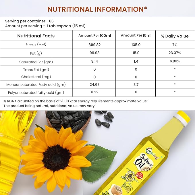 NUTRI SUNFLOWER OIL 500 ML