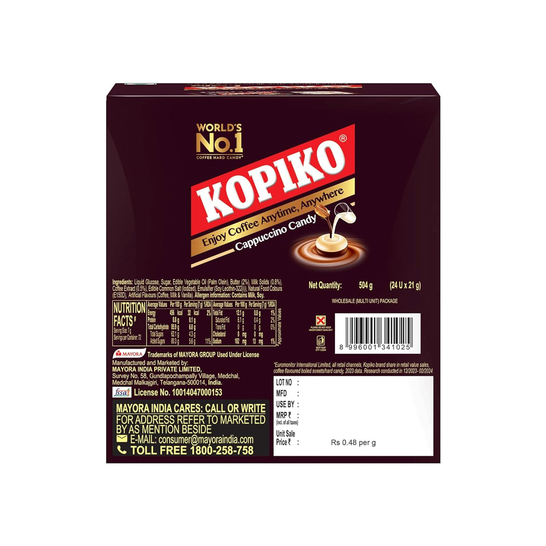 KOPIKO CAPPUCCINO CANDY BLISTER PACK
