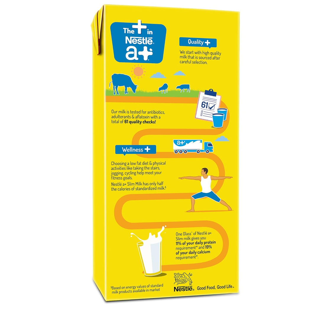 NESTLE A+ SLIM MILK 1LTR