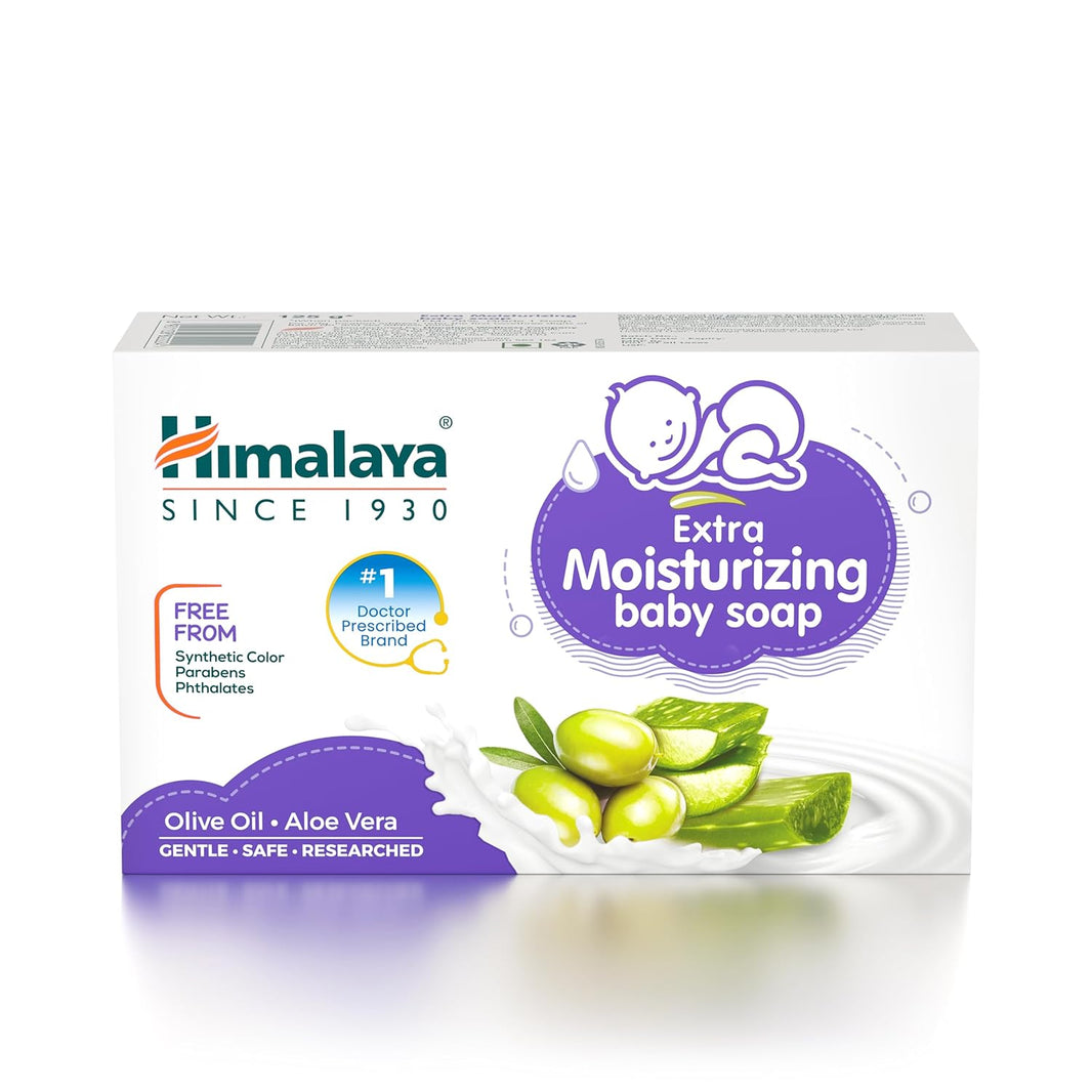 HIMALAYA EXTRA MOISTURIZING BABY SOAP 125G