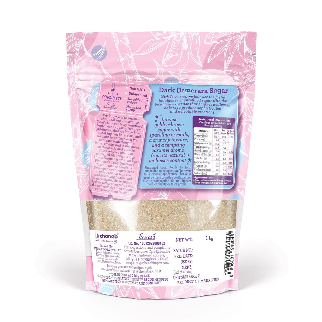PIROUETTE DEMERARA SUGAR 1 KG
