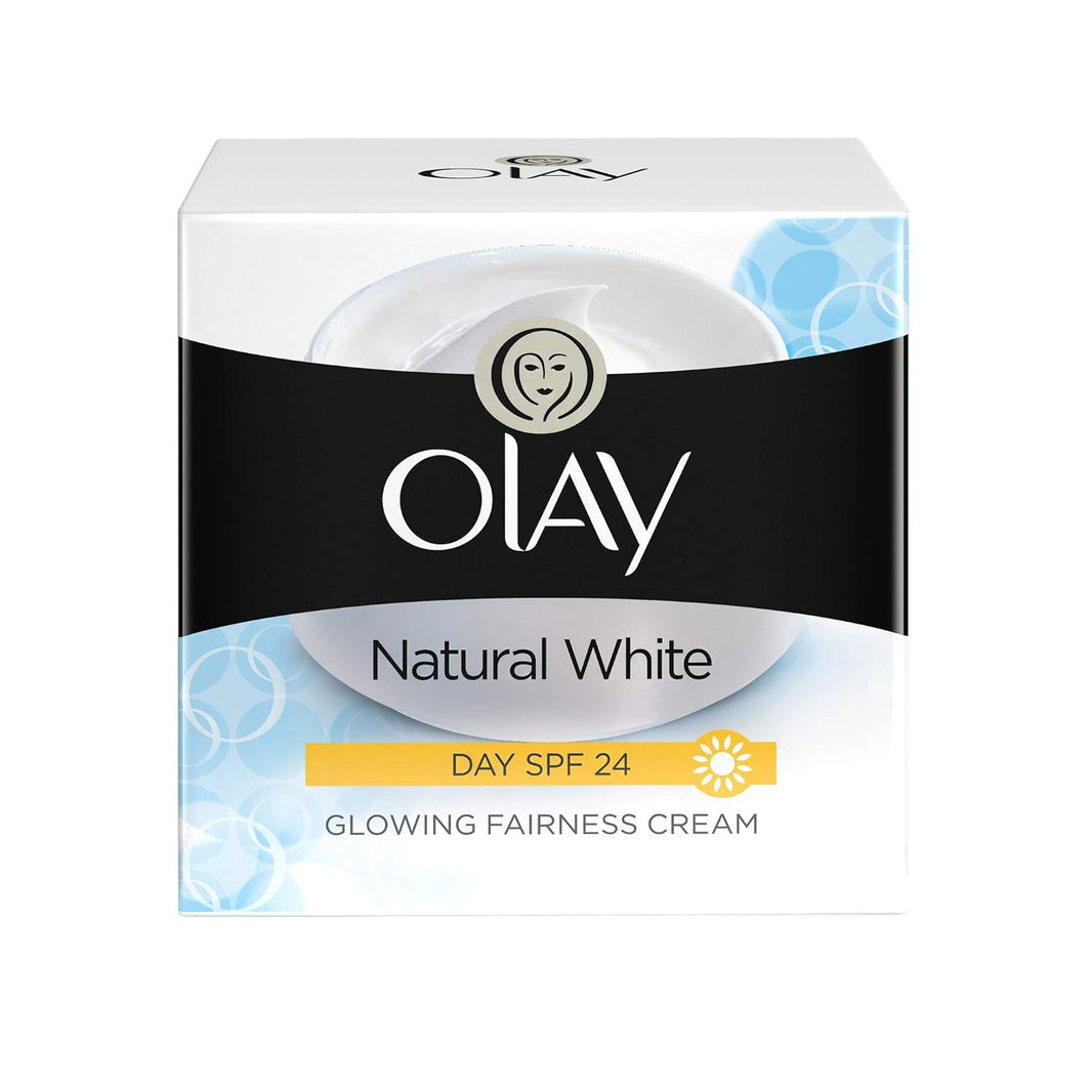 OLAY NATURAL WHITE GLOWING FAIRNESS CREAM SPF24 50G
