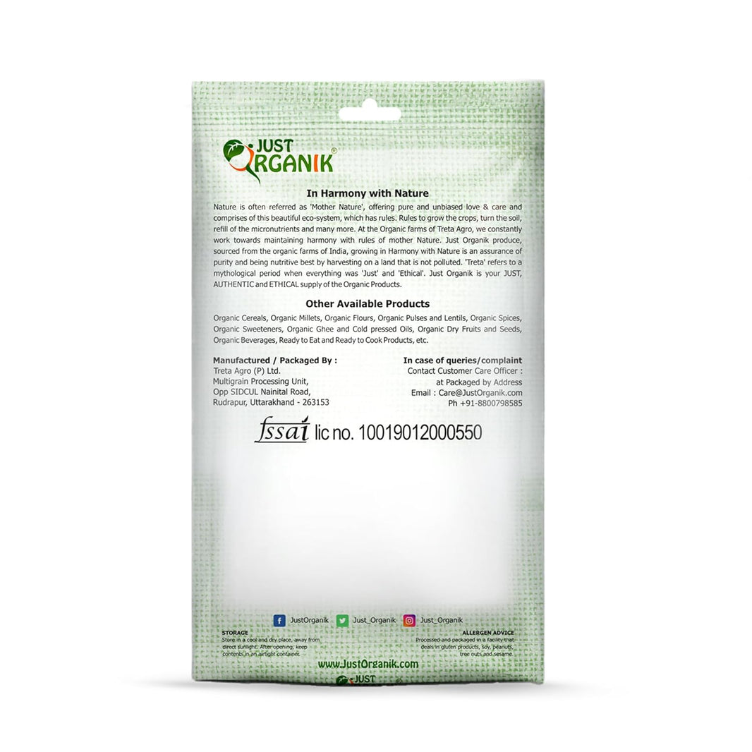 JUST ORGANIC PEARL MILLIT BAJRA WHOLE