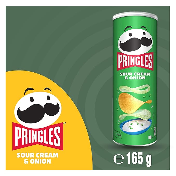 PRINGLE SOUR CRM & ONION 165G