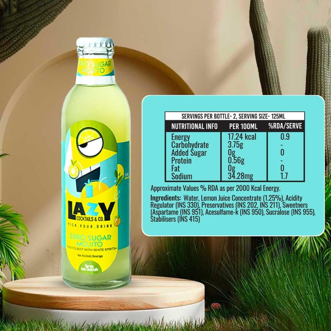 LAZY ZERO SUGAR MOJITO COCK TAILS