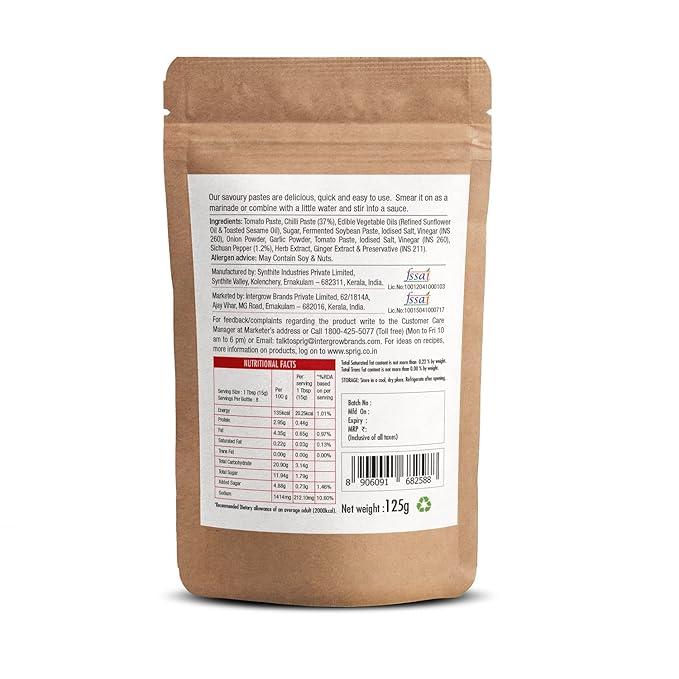 SPRIG SICHUAN PASTE 125G