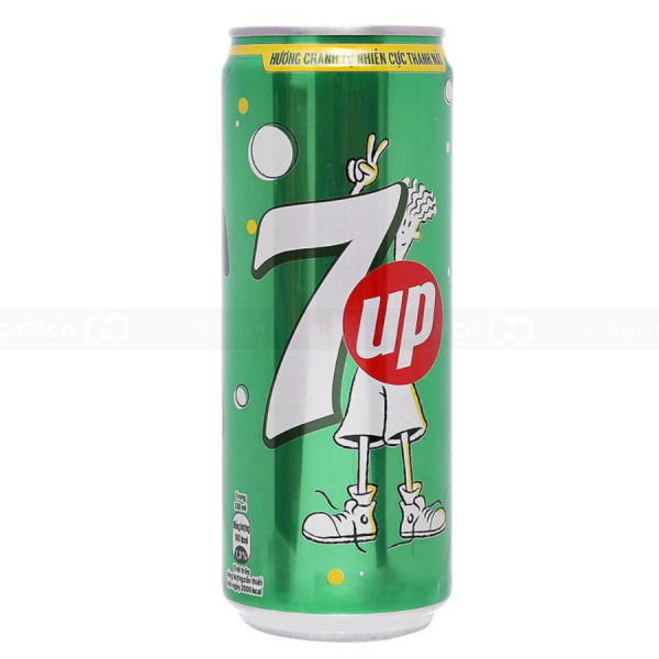 INTL 7UP SOFT DRINK CAN 320ML