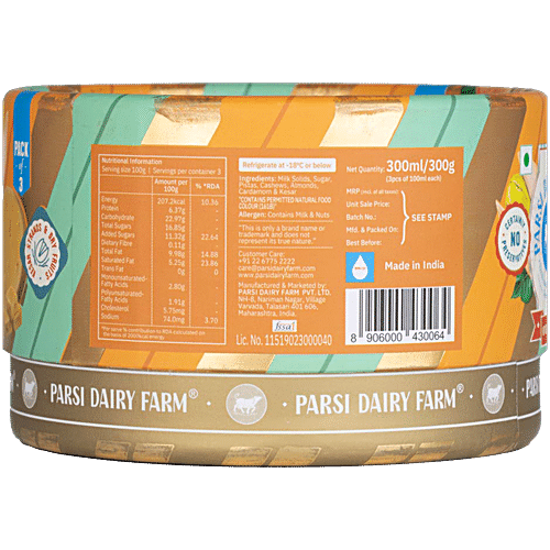 PARSI DAIRY ICECRM KES PISTA KULFI 300G