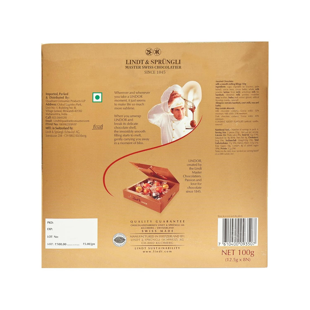 LINDT MILK CHOCOLATE GIFT PACK