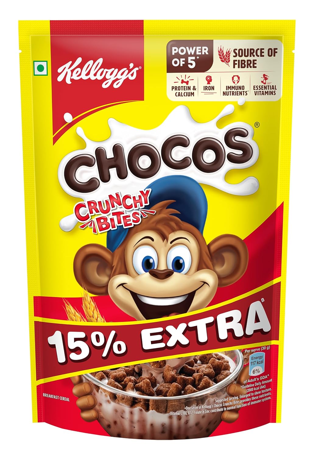KELLOGS CRUNCHY BITES 375 GM