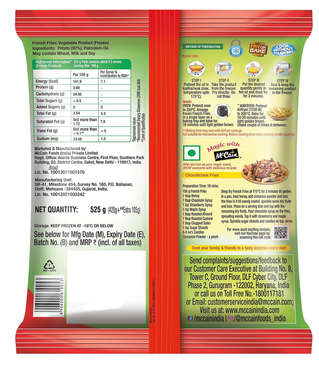 MCCAINS FRIES 420GM