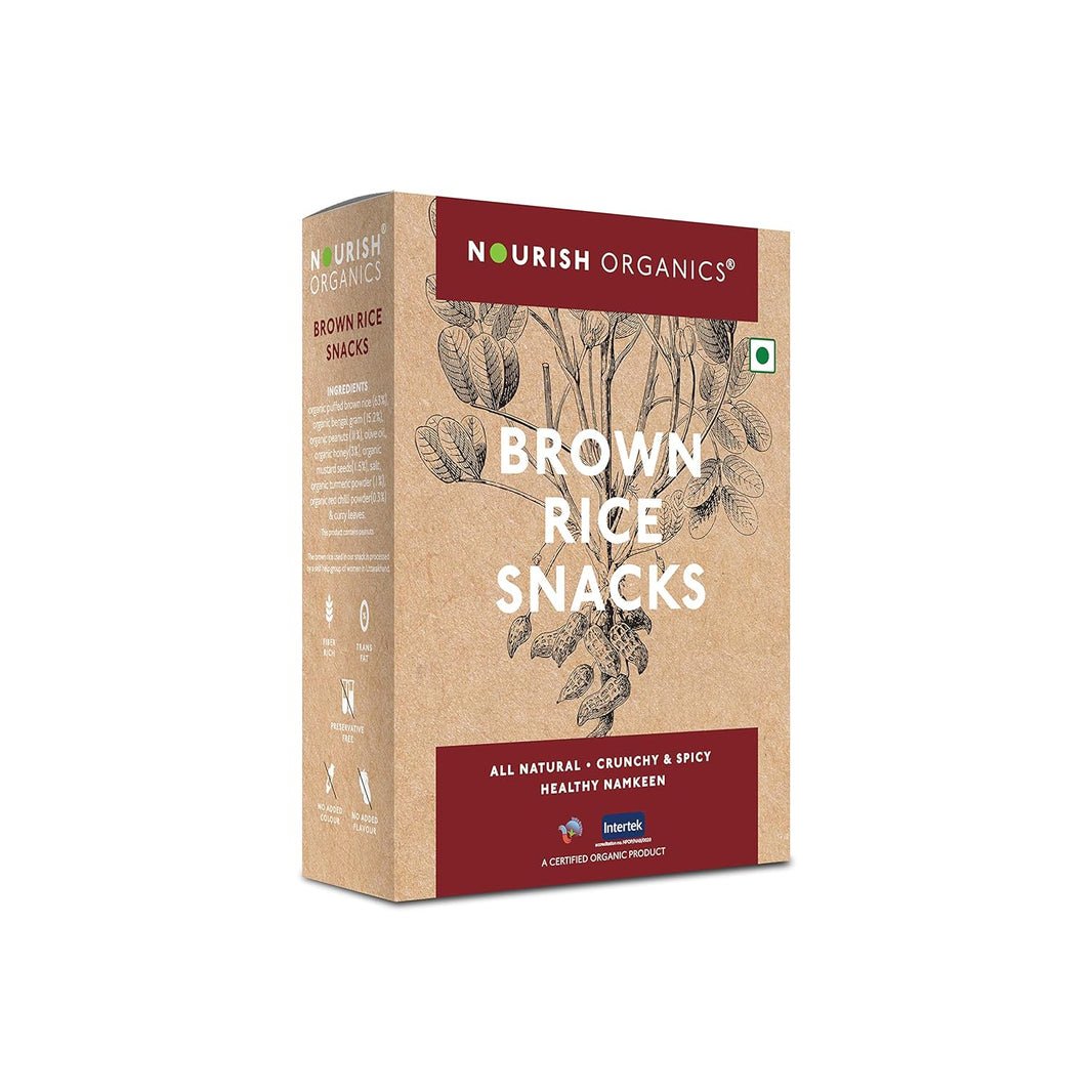 NOURISH ORG OTH SNK BROWN RICE 150g