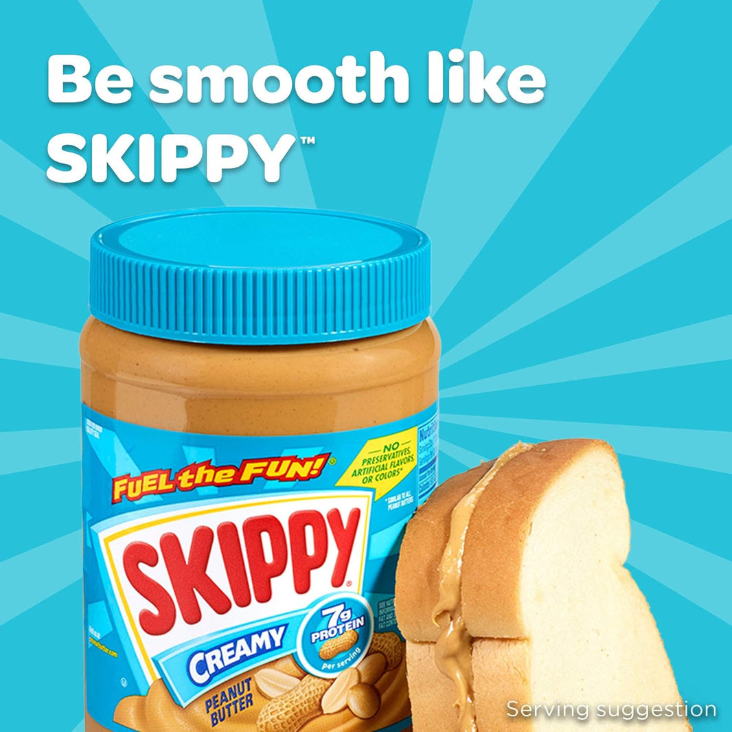 SKIPPY CREAMY PEANUT BUTTER
