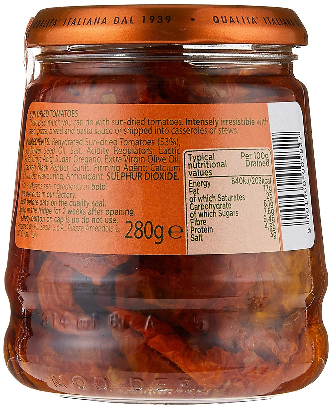 SCALA ANTIPASTI SUN DRIED TOMATOES