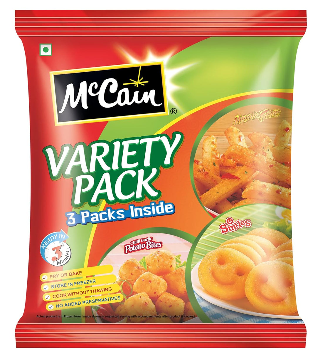 MCCAINS VARIETY PACK 550GM