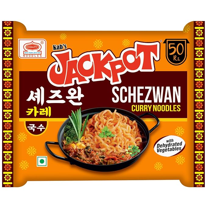 JACKPOT SCHEZWAN CURRY NOODLES 100 GM