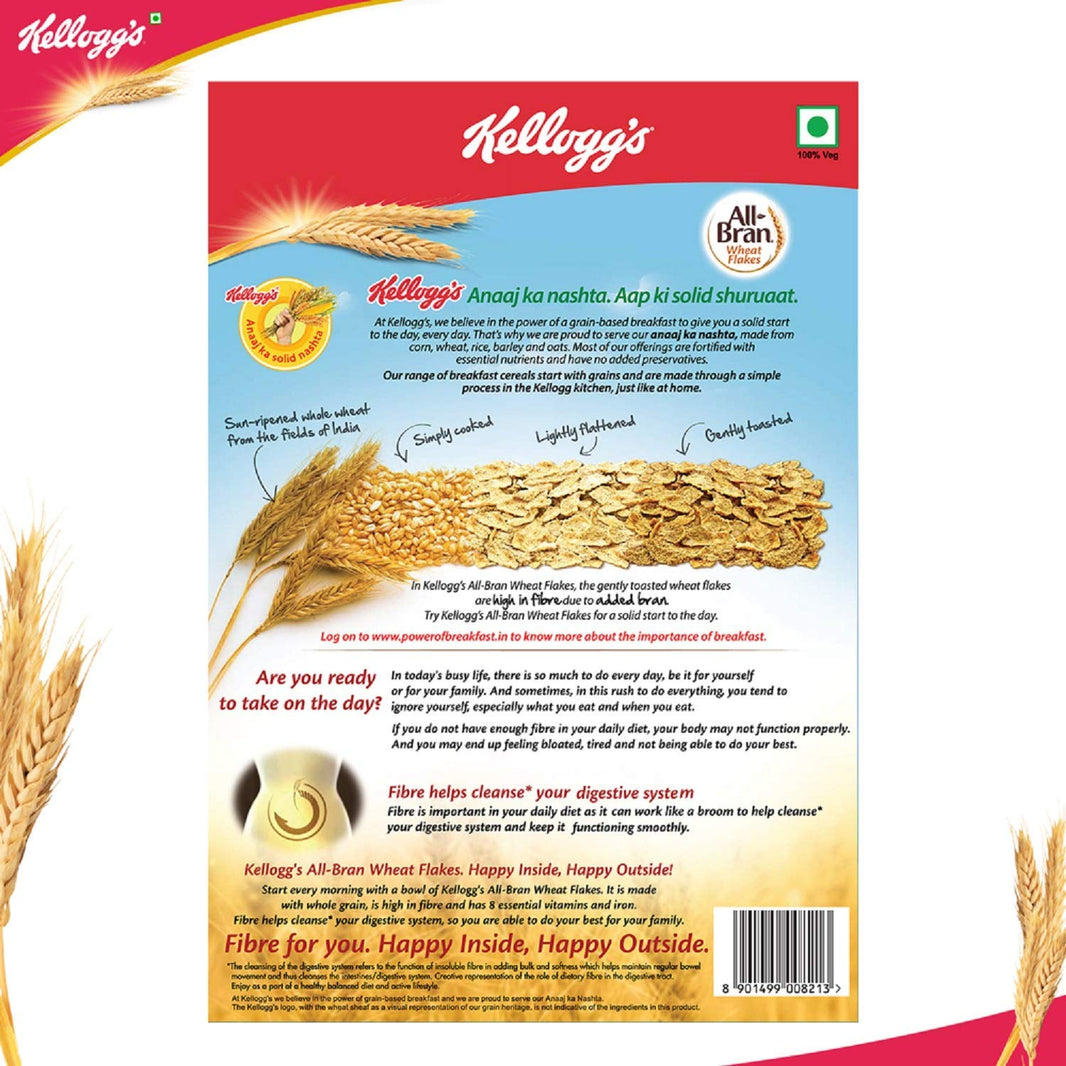 KELLOGS ALL BRAN WHEAT FLAKES 425 GM