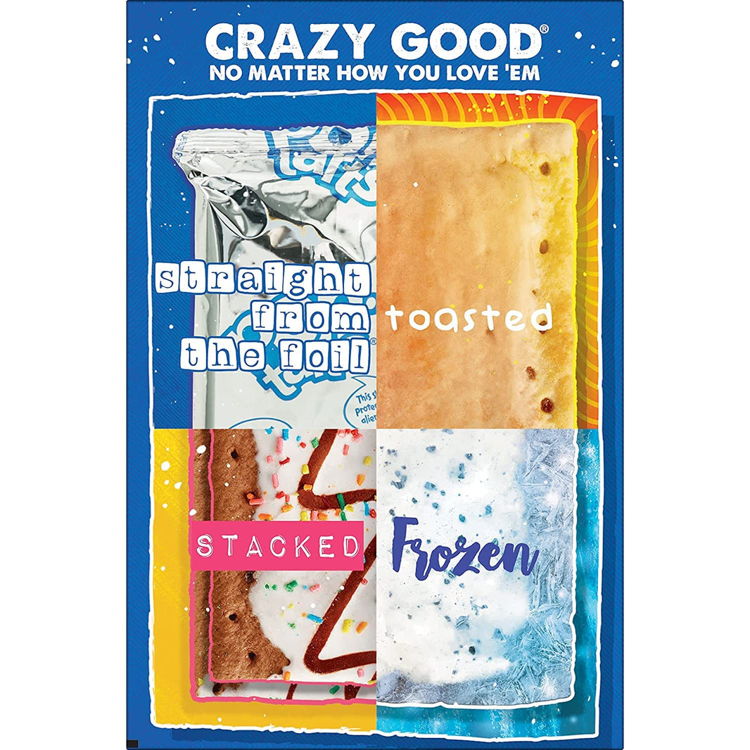 KELLOGGS POP TARTS UNFROSTED STRAWBERRY 384G