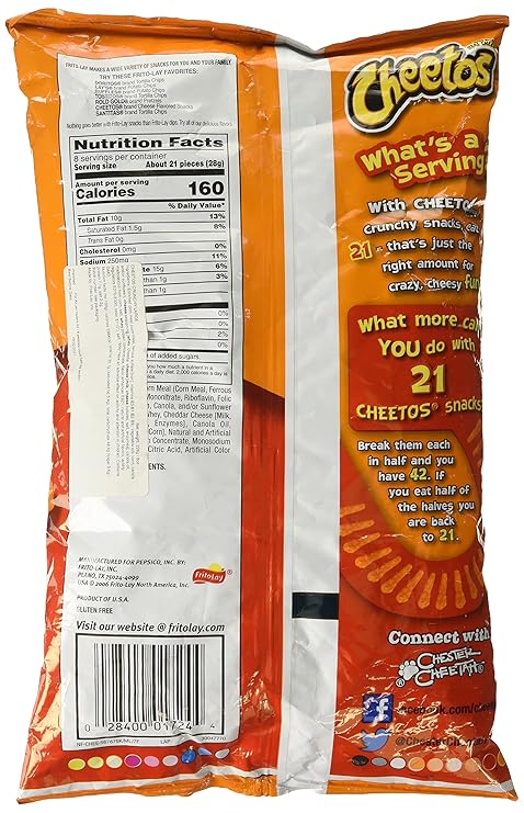 INTL CHEETOS SNK CRUNCHY PP 226.8G