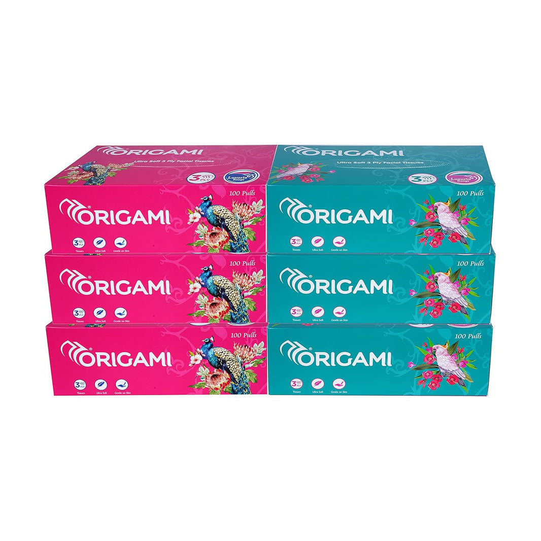 ORIGAMI 3D FACIAL TISSUE BOX