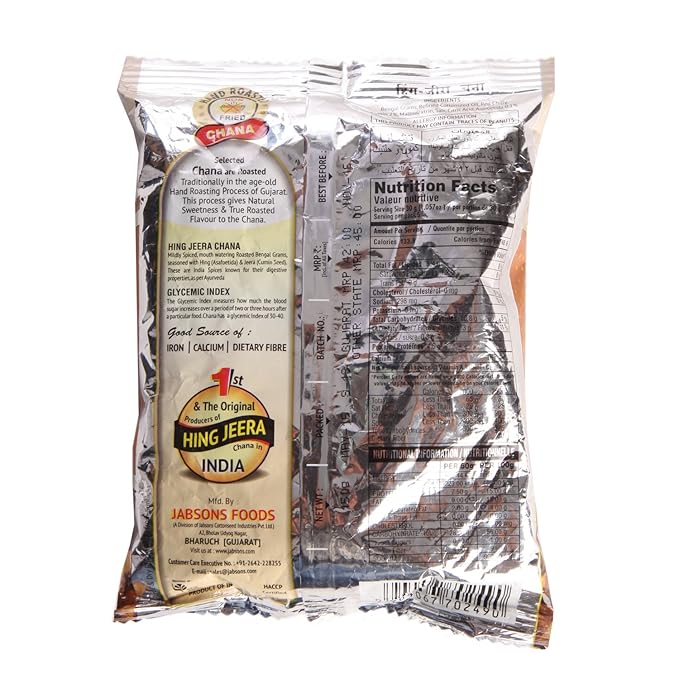 JABSONS ROASTED CHANA HING JEERA 150 GM