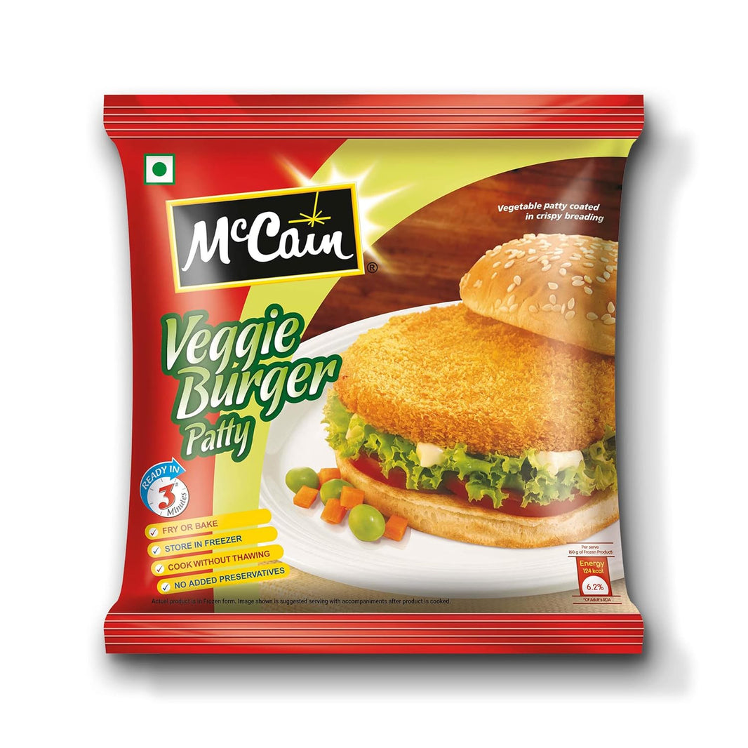 MCCAINS VEG BURGER PATTY 360GM