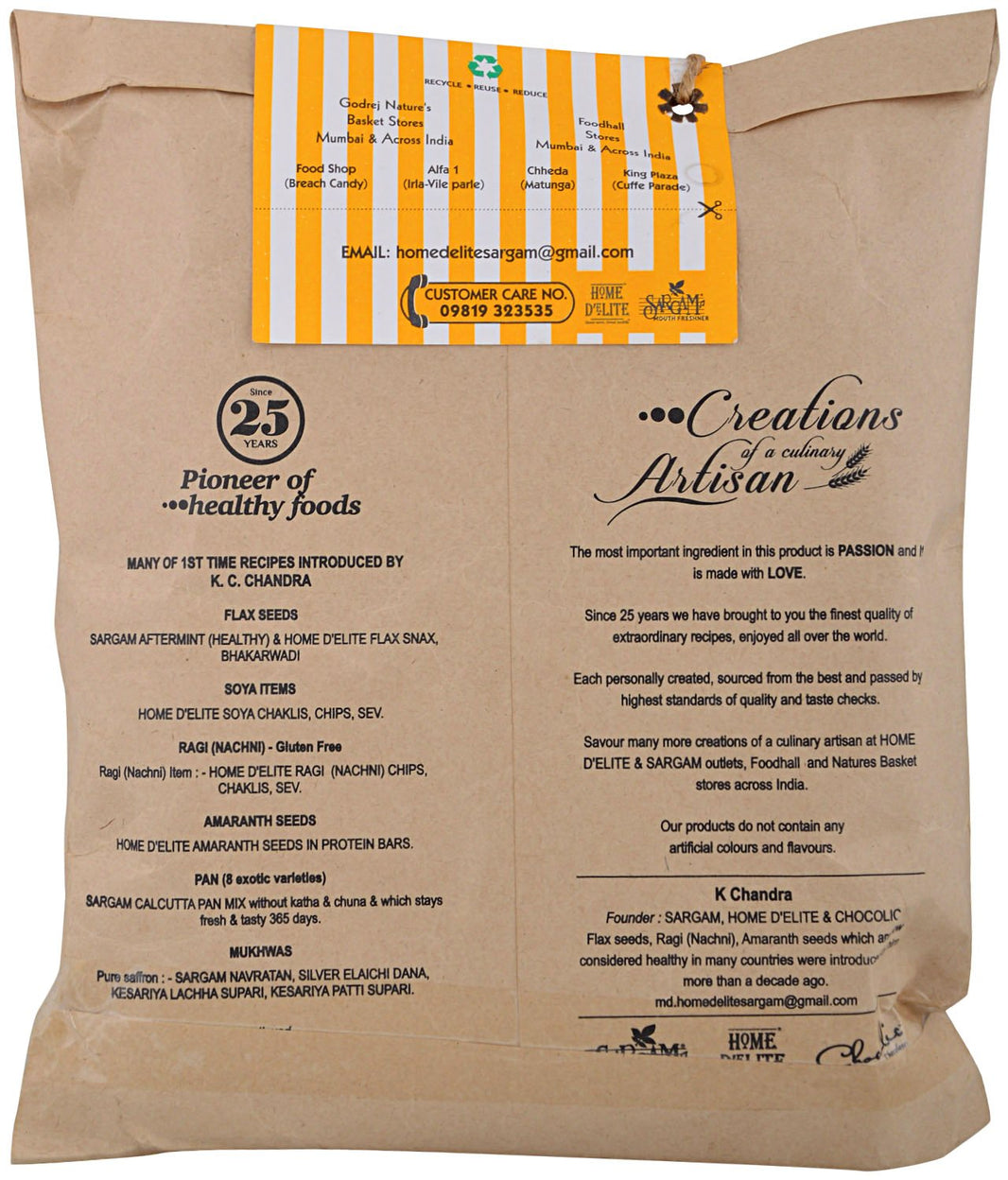 HOME DELITE THAI SWEET CHILLI SOYA CHIPS