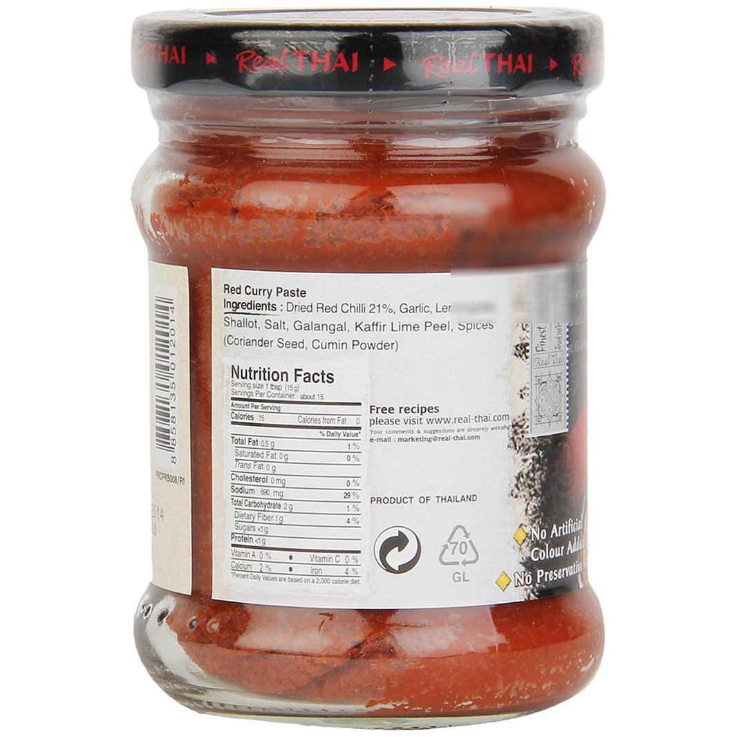 REAL THAI RED CURRY PASTE 227GM