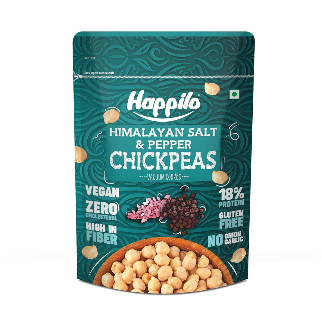 HAPPILO HIMALAN SALT & PEPR CHICKPEAS 110 GM