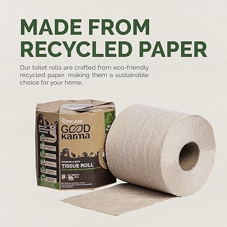 ORIGAMI GOOD KARMA TOILET  TISSUE ROLL 320N