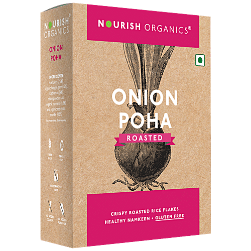 NOURISH ORG SNK ONION POHA PP 150g