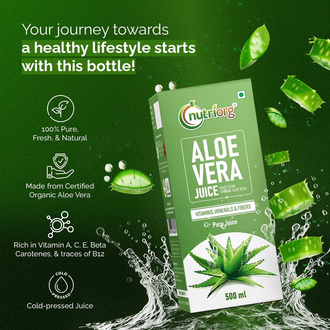 NUTRIORG ALOEVERA JUICE 500ML