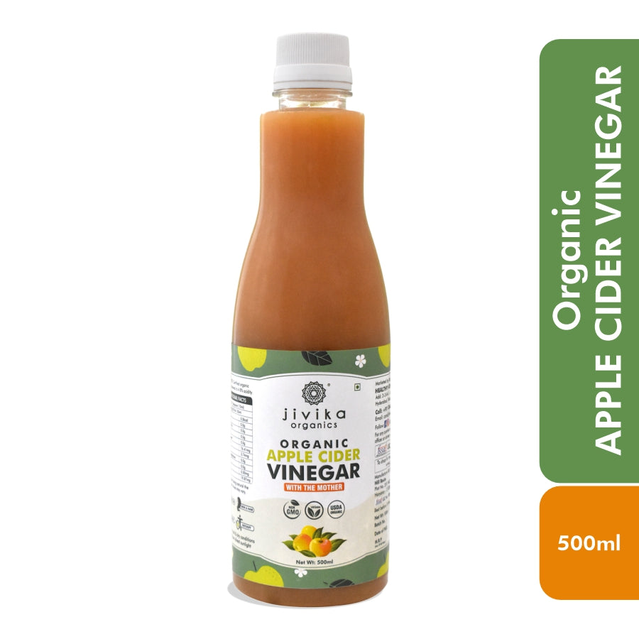 JIVIKA ORG APPLE CIDER VINEGAR WITH THE MOTHER  500 ML