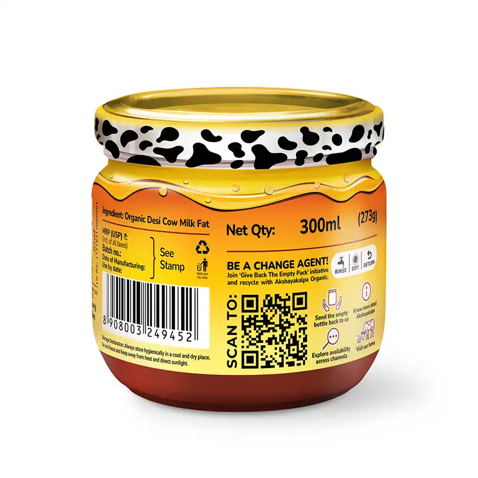 AKSHAYAKALPA ORGANIC DESI GHEE